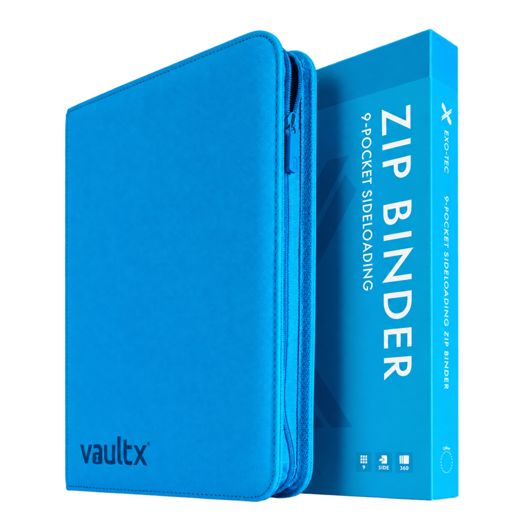 Vault X Carpeta 9 bolsillos con cremallera – Azul