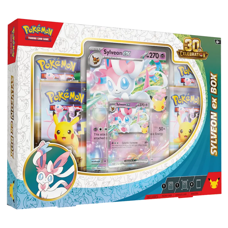 Pokémon ex Box Sylveon ex – 30th Celebration