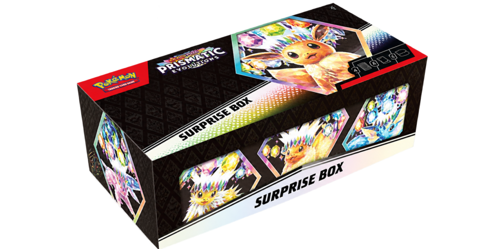 Surprise Box Prismatic Evolutions – Inglés (promoción aleatoria)