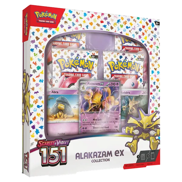 Colección Alakazam ex Pokémon 151 – Inglés