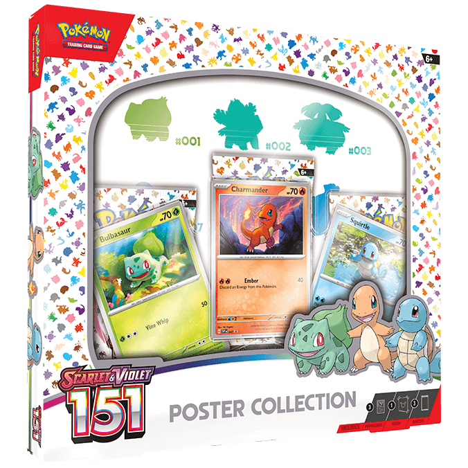 Colección con póster Pokémon 151 – Inglés