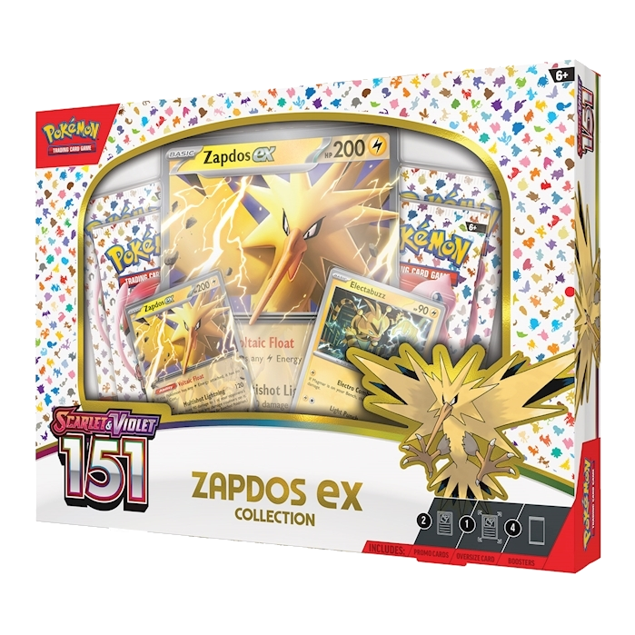 Colección Zapdos ex Pokémon 151 – Inglés