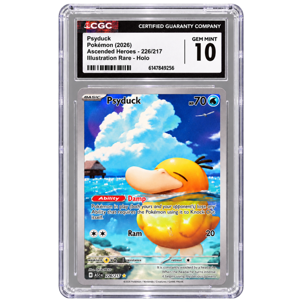 Psyduck — cápsula completa sin fondo; portada ilustrativa editada con IA