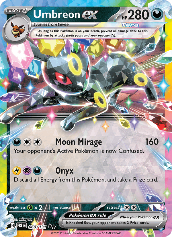 Umbreon ex 060/131 – Prismatic Evolutions – Inglés