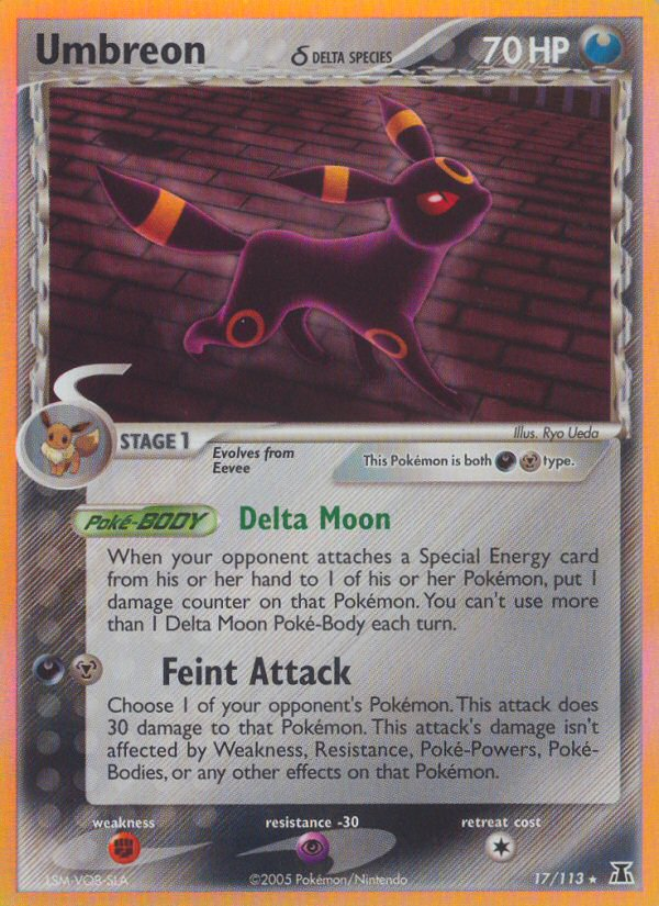 Umbreon δ 17/113 – Delta Species – Inglés